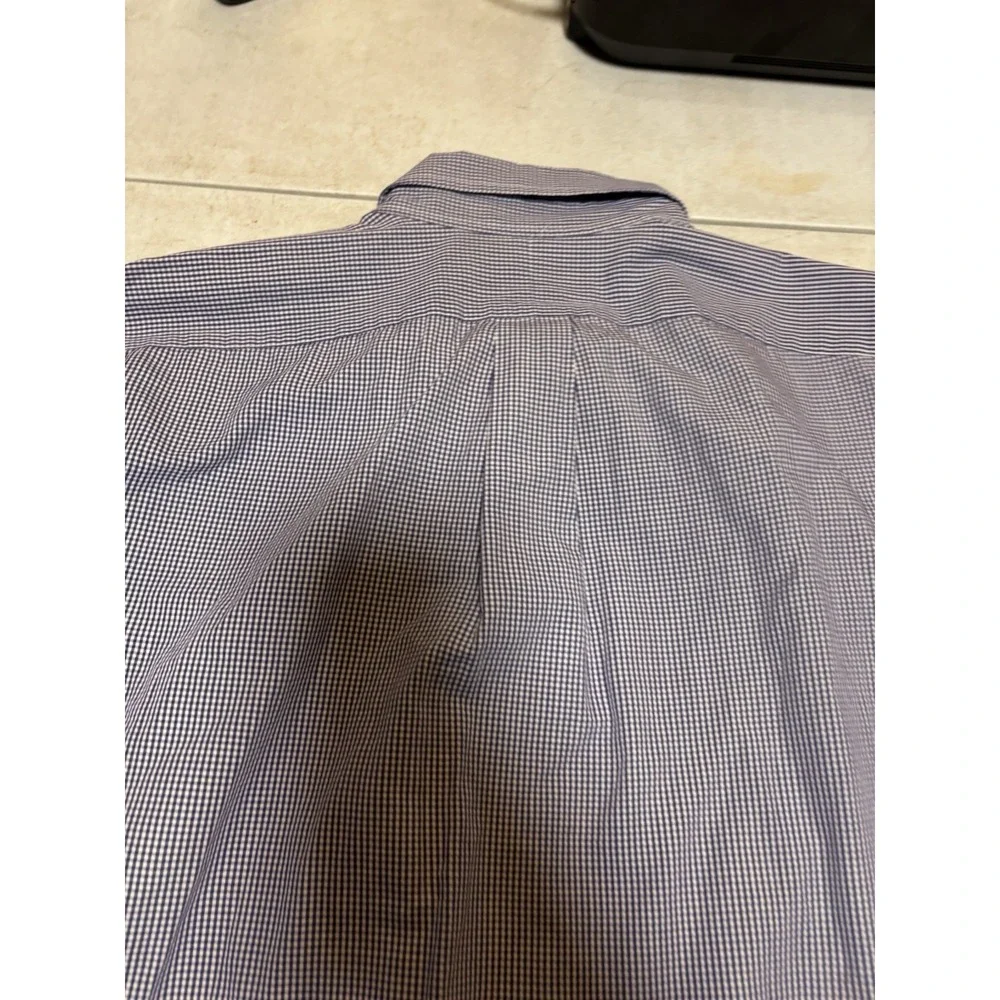 Vintage Polo Ralph Lauren Blake Checked Long Sleeve Casual Dress Shirt Size‎ 15